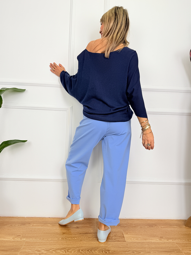 Egide Knit T-Shirt 101125 Marian Blue 4