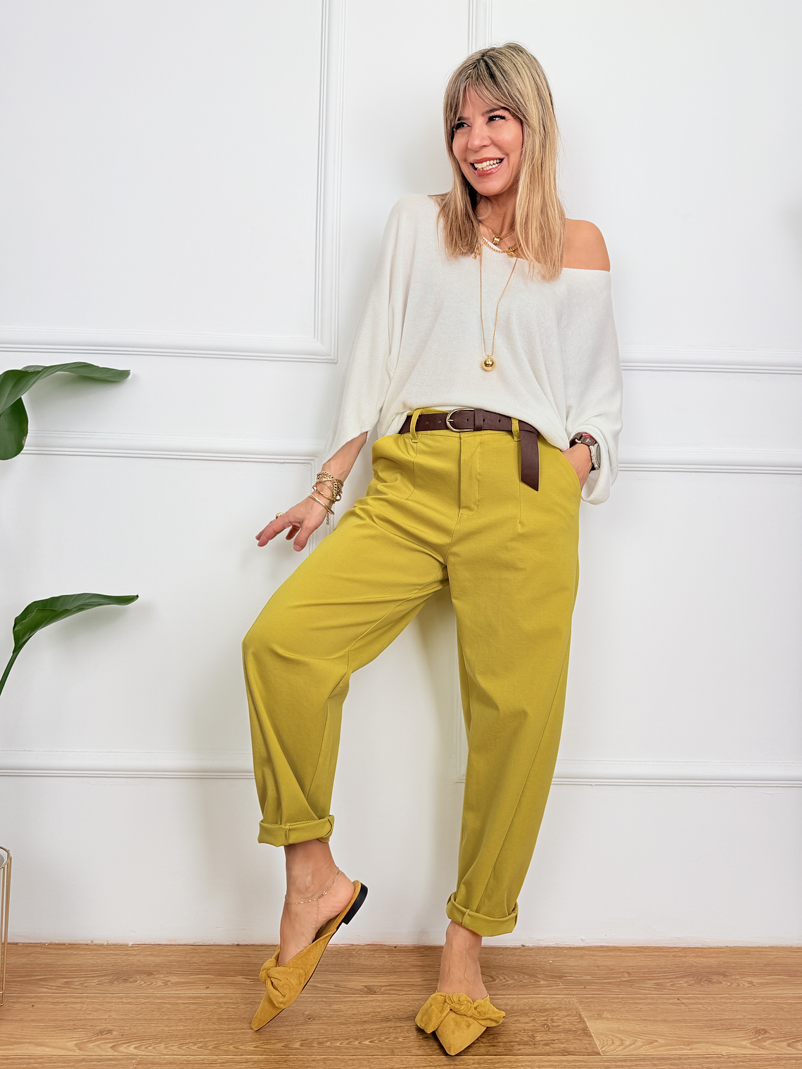 Paris Pantalon MP256-179 Lime 1