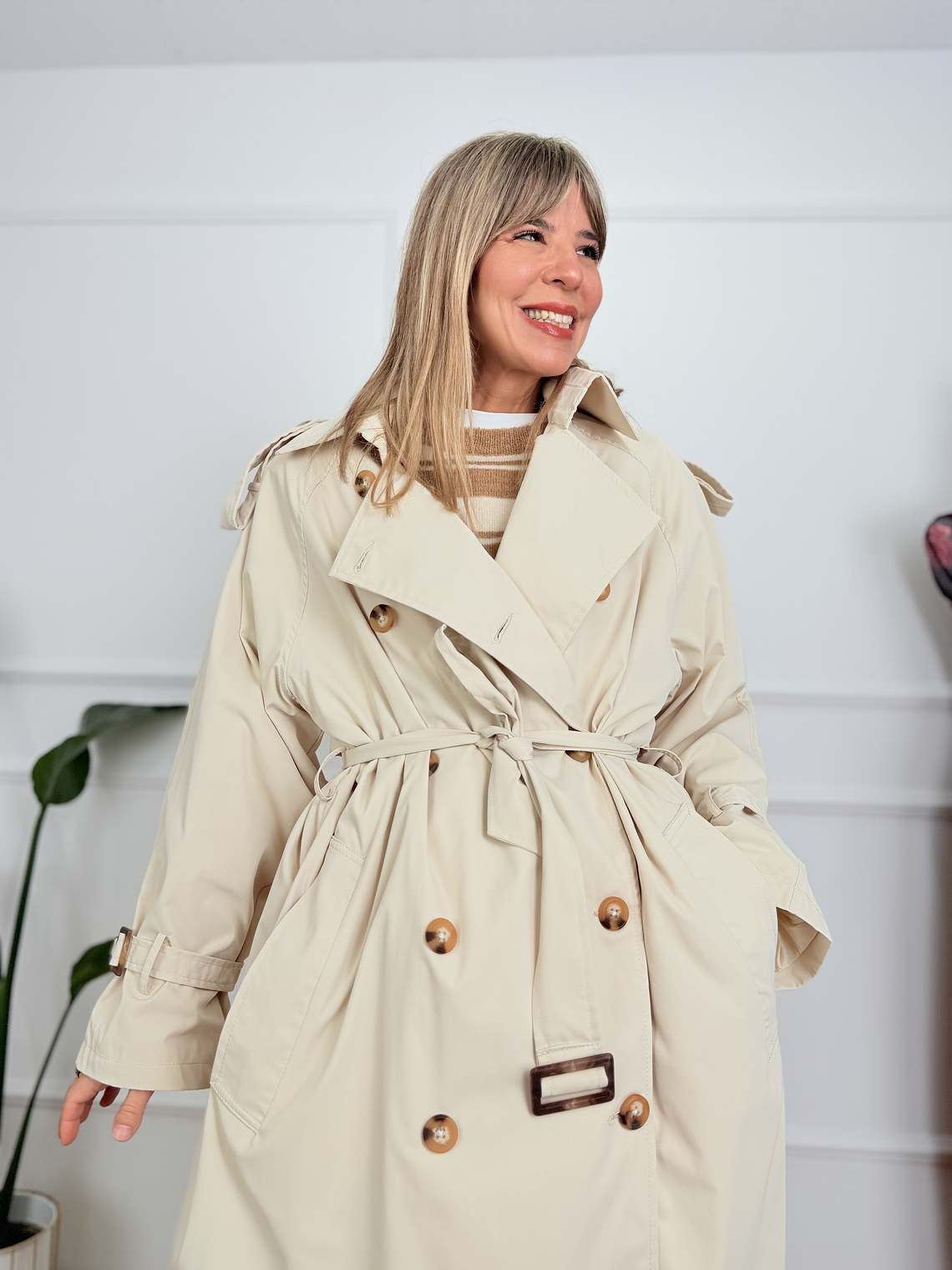 Graziella Coat 8073 Ivory  5
