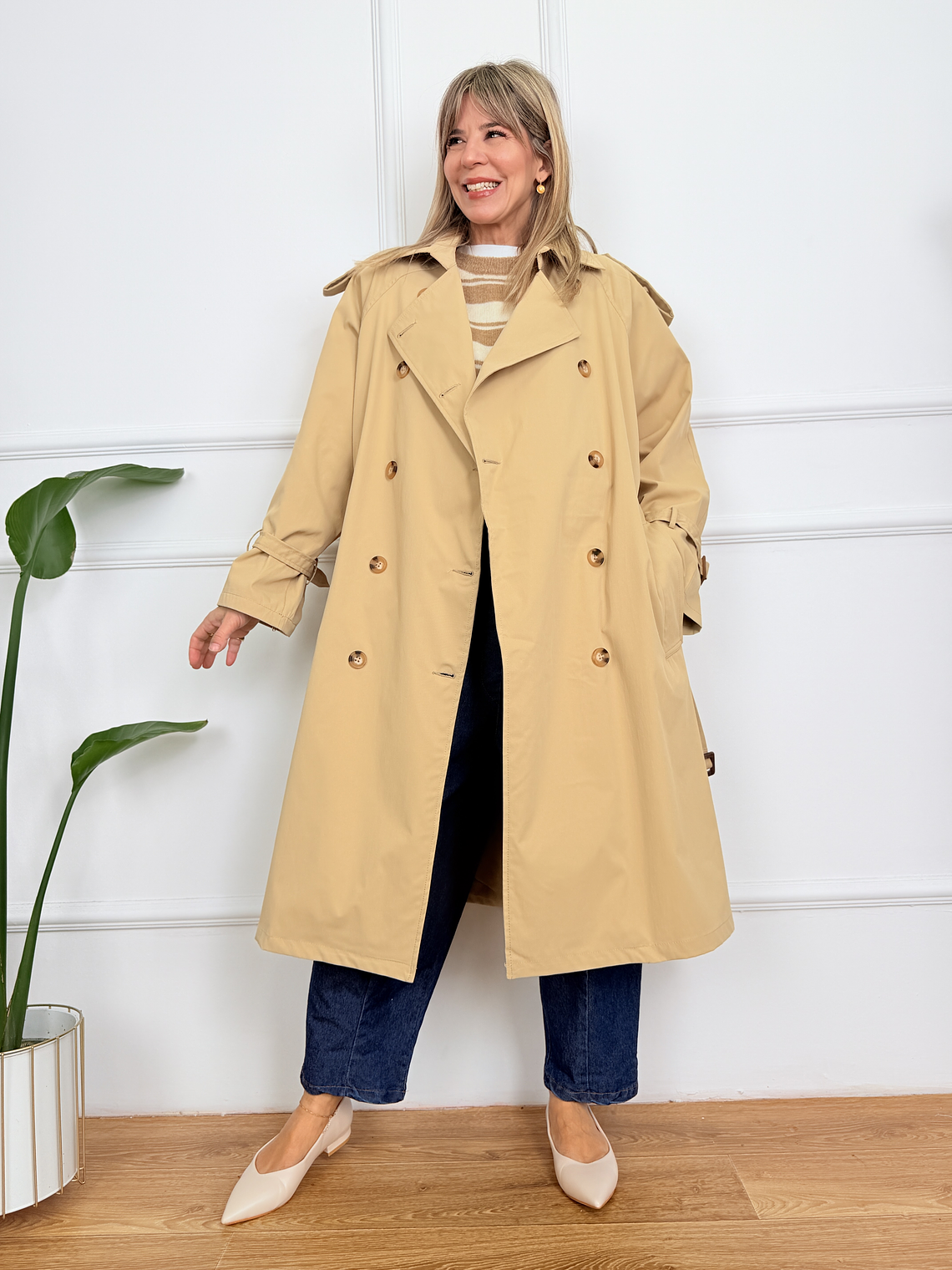 Graziella Coat 8073 Beige  1