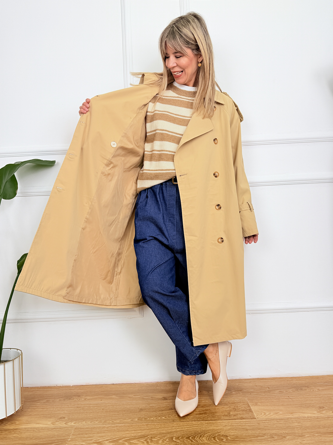 Graziella Coat 8073 Beige  2