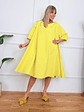 Petaline Dress 6659 Yellow - thumbnail 1