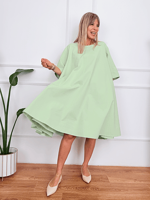 Petaline Dress 6659 Pistachio