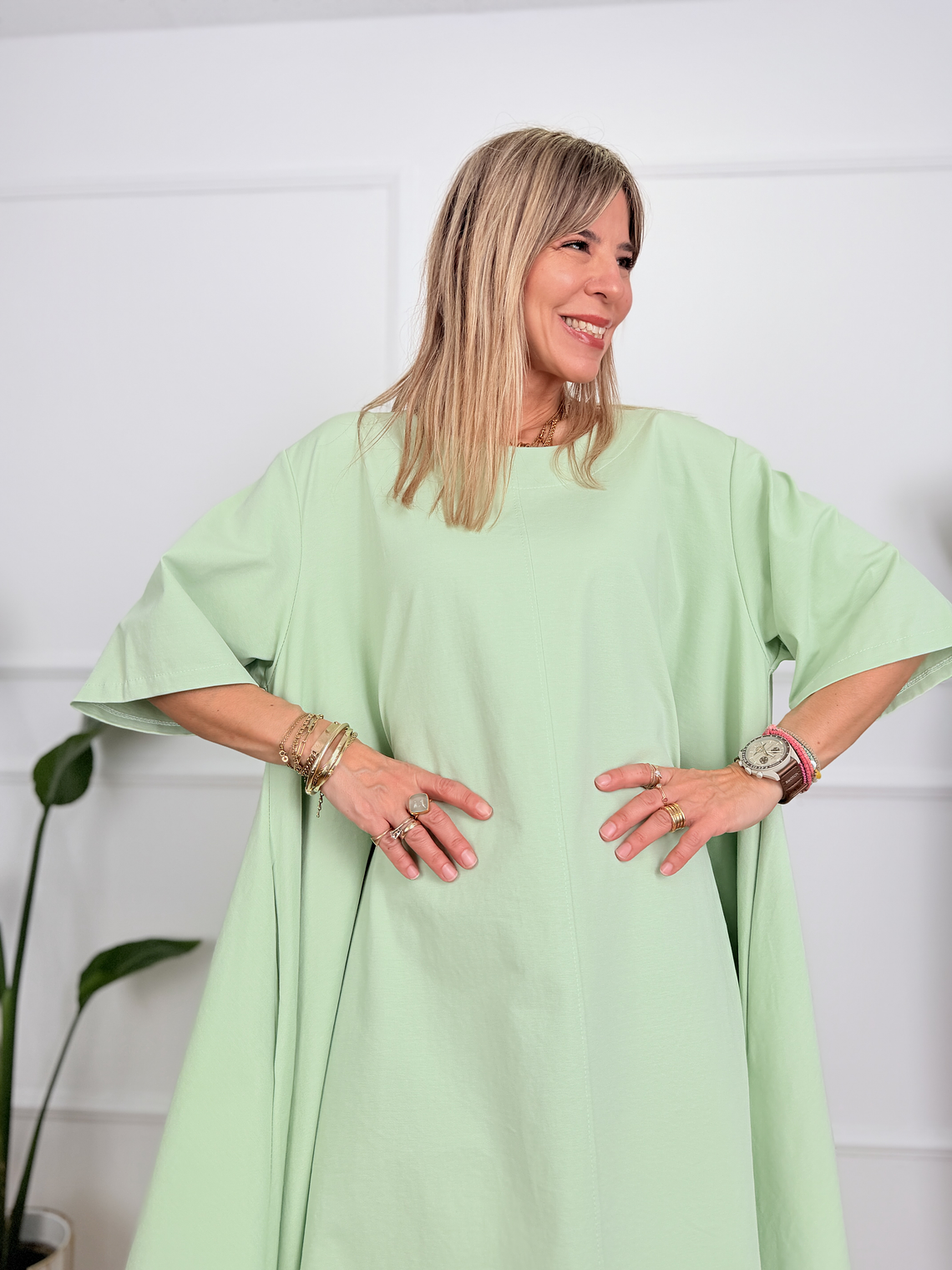 Petaline Dress 6659 Pistachio 4