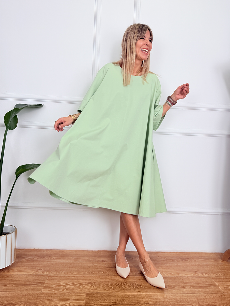 Petaline Dress 6659 Pistachio 2