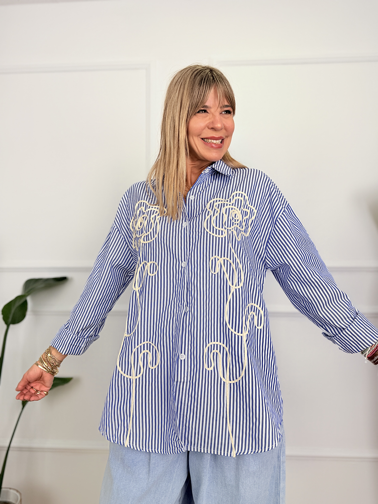 Anthise Y79 Shirt Blue  1