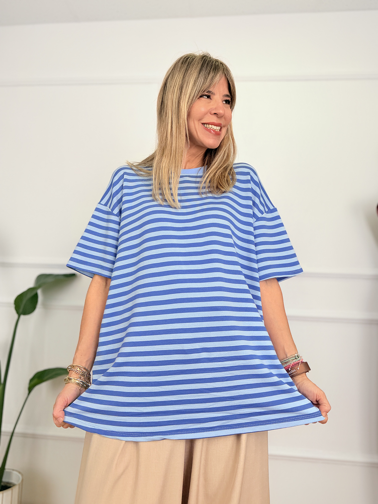 Lily Blouse 8097 Blue  1