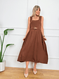 Verde Muse Dress 1971 Brown - thumbnail 2