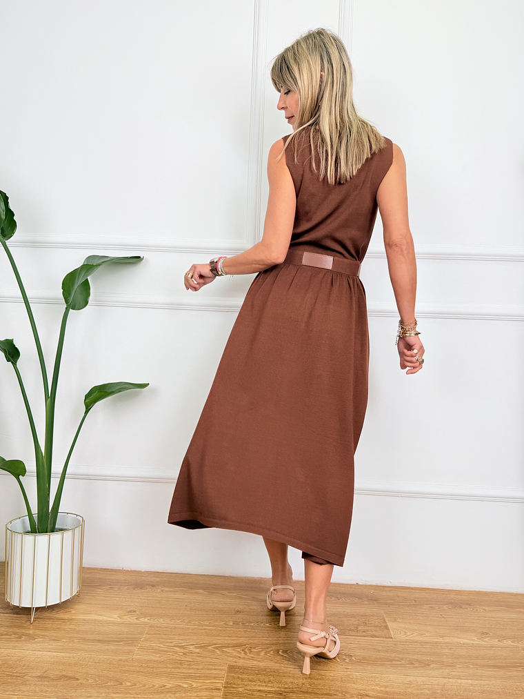 Verde Muse Dress 1971 Brown 3