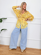 Imelda Floral Shirt 58271  Yellow - thumbnail 3