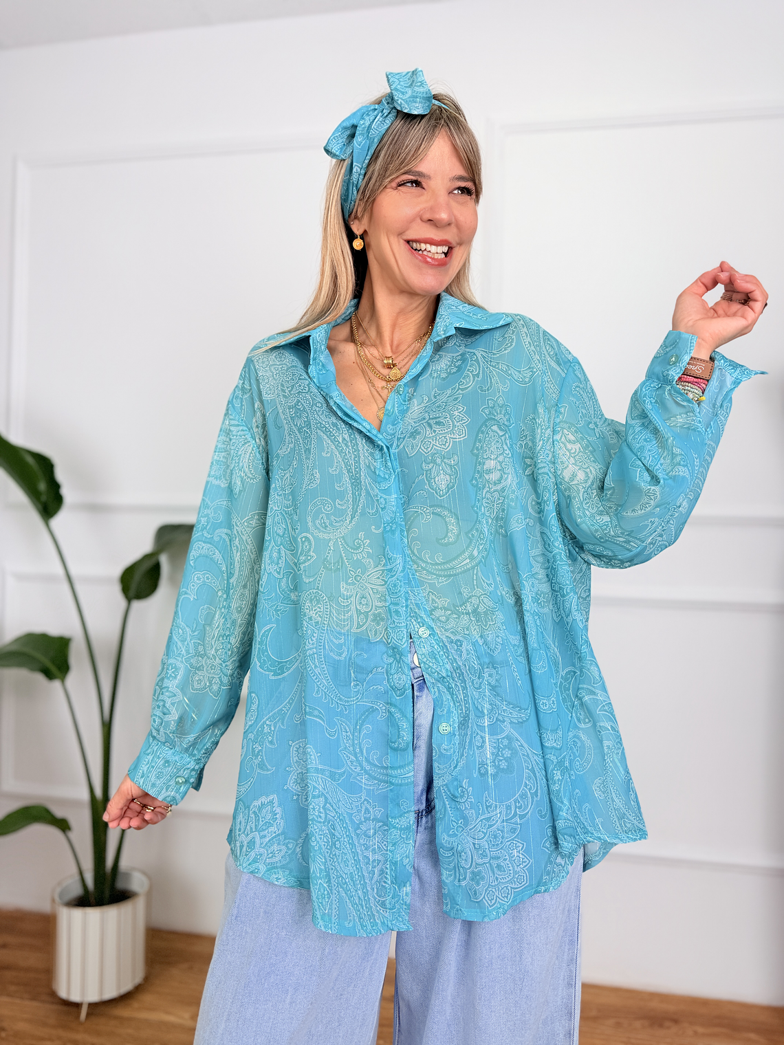 Imelda Floral Shirt 58271  Veraman 1