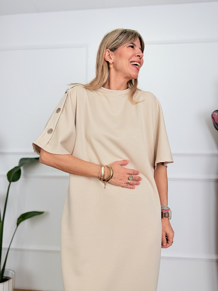 Eloré Dress 57789 Beige 4