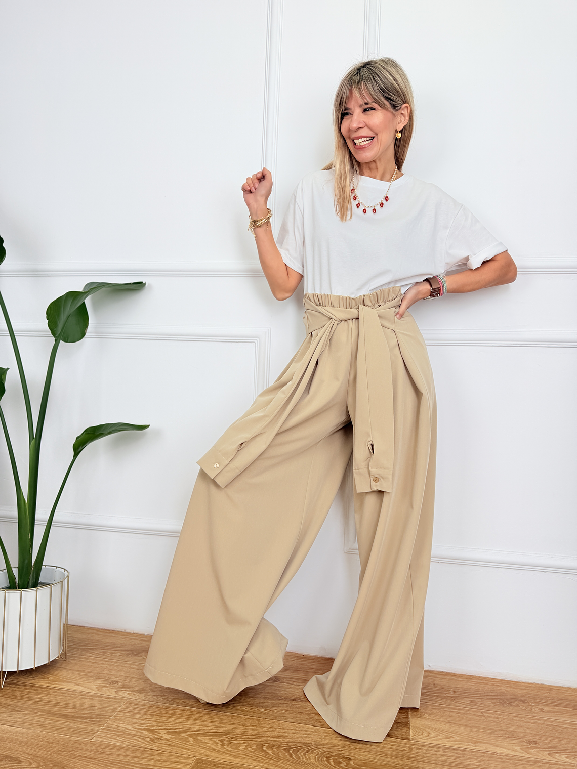 Nyméra Pants GO3549 Beige 1