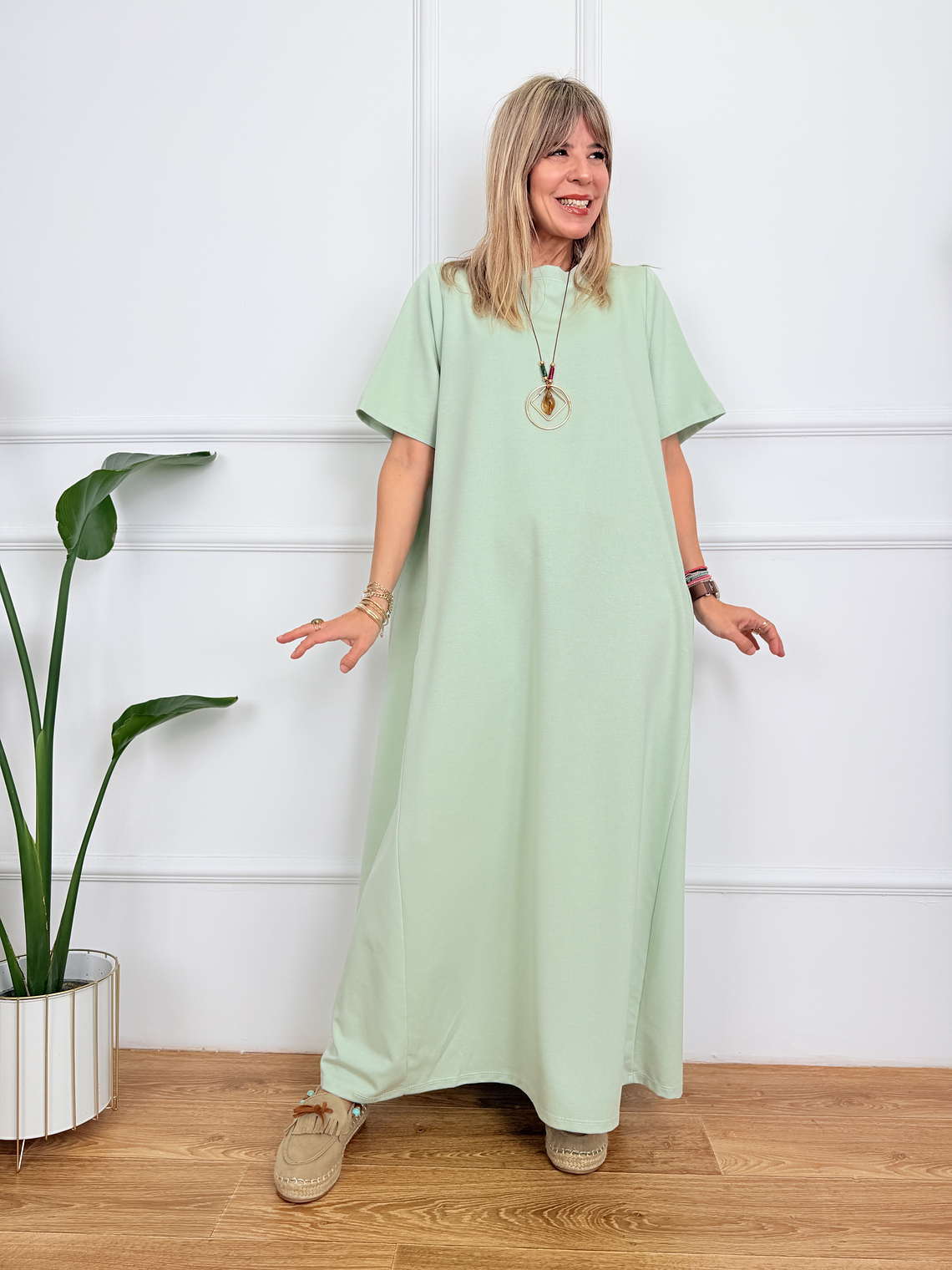 Trendiva Dress Y118MS035 Pistachio 2