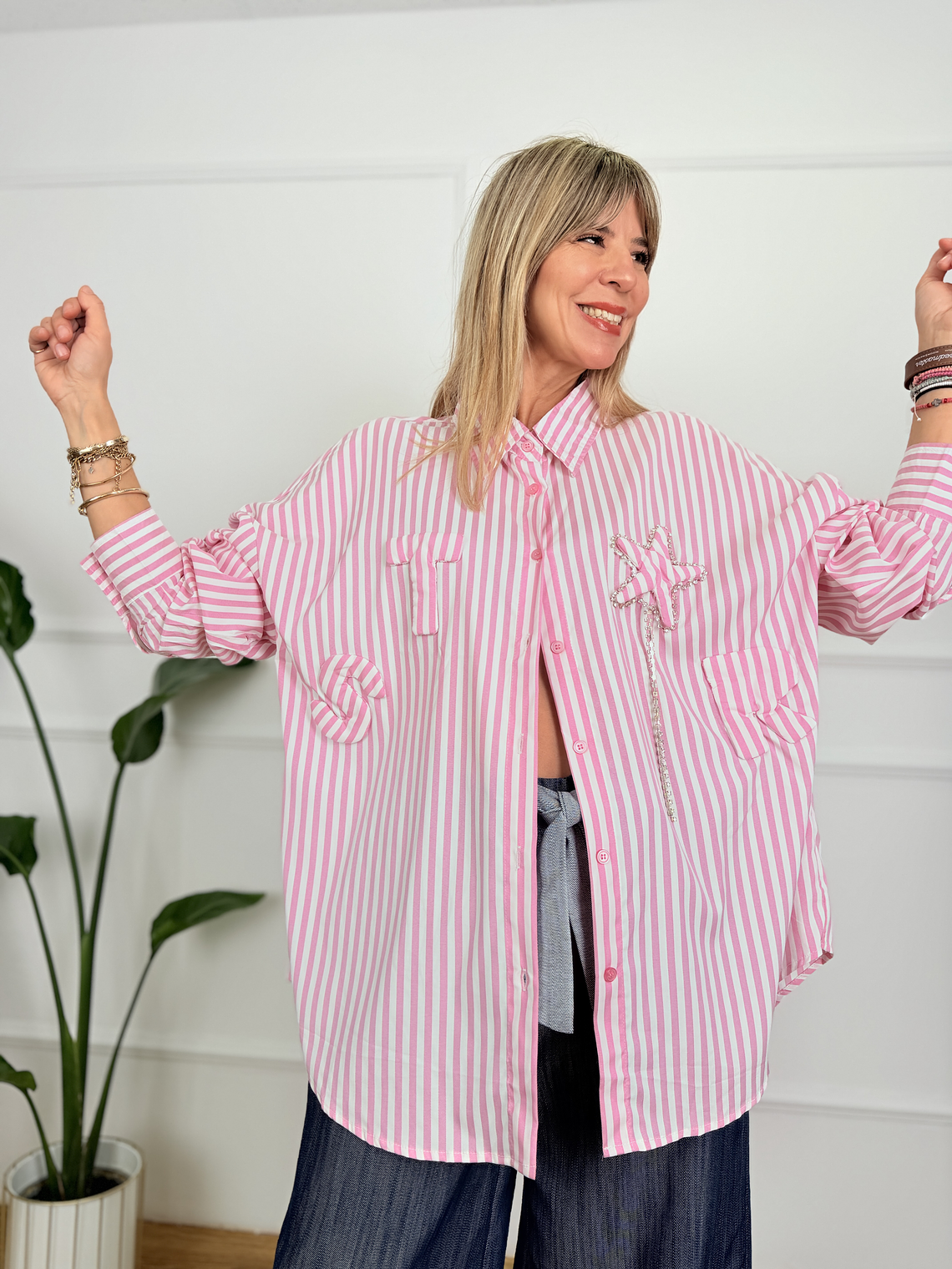 Myà Shirt 8989 Pink  1