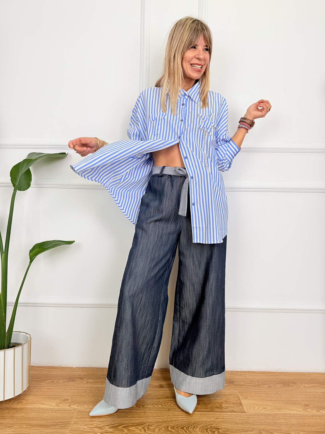 Myà Shirt 8989 Blue 3