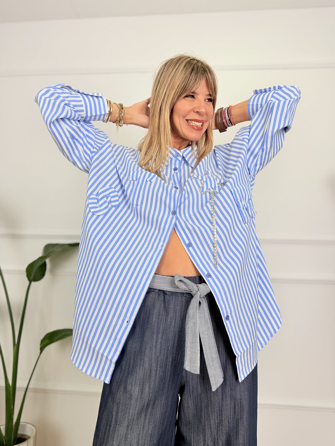 Myà Shirt 8989 Blue 1