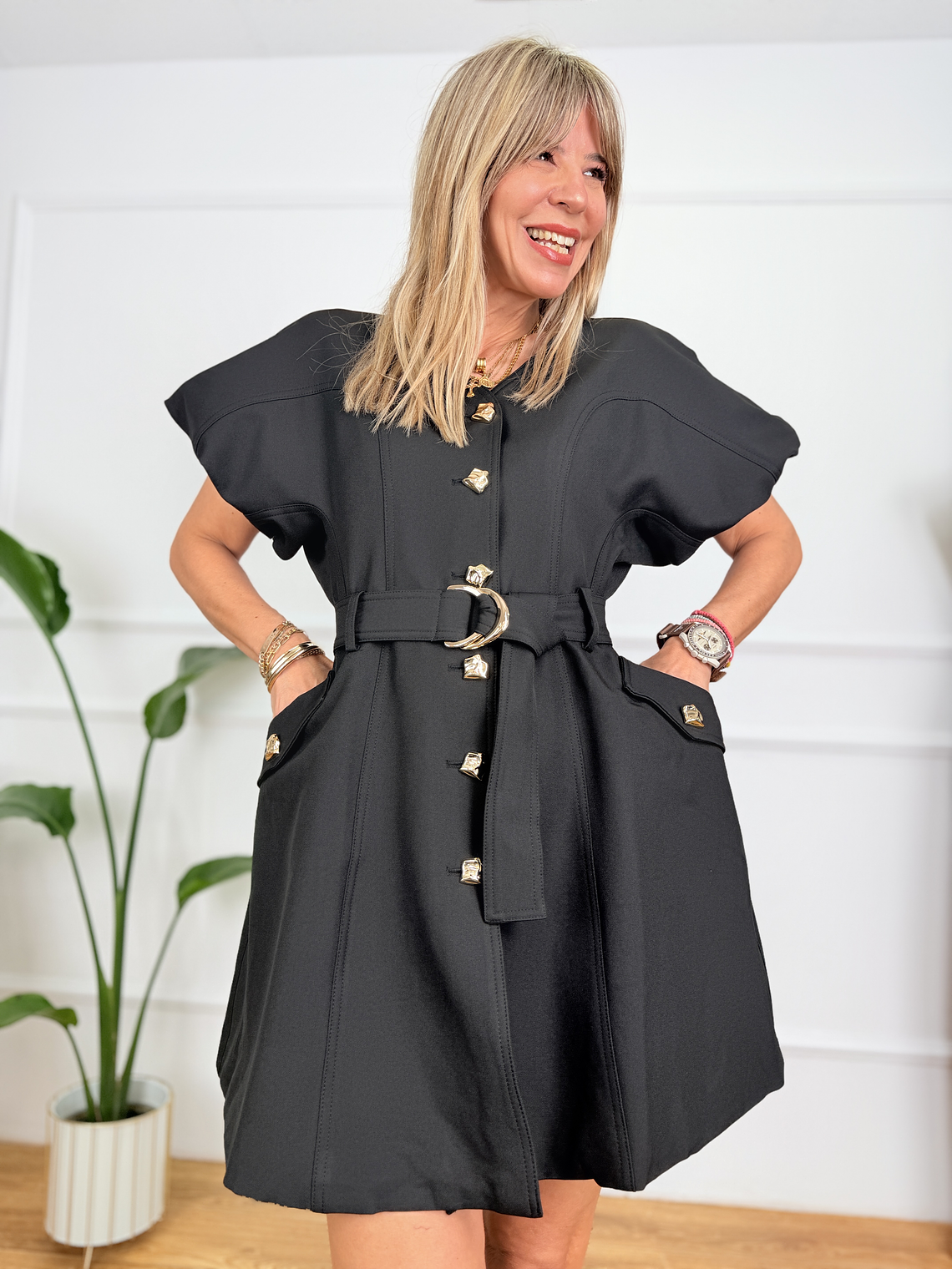 Honeyluxe Dress 11686 Black 4