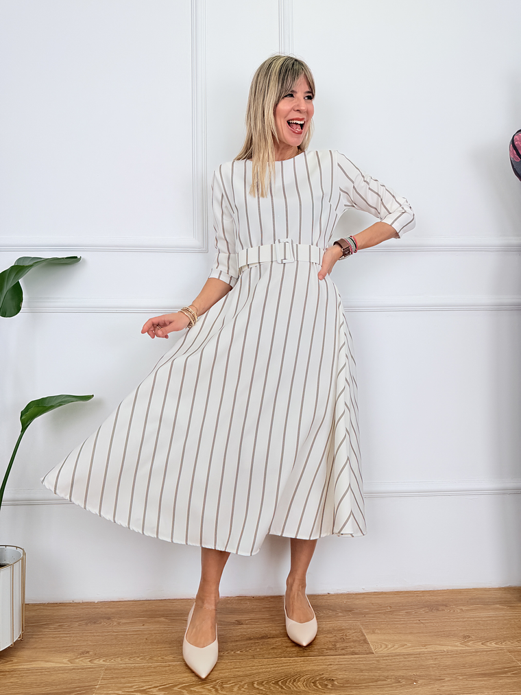 Breeze Dress 8365 White  1