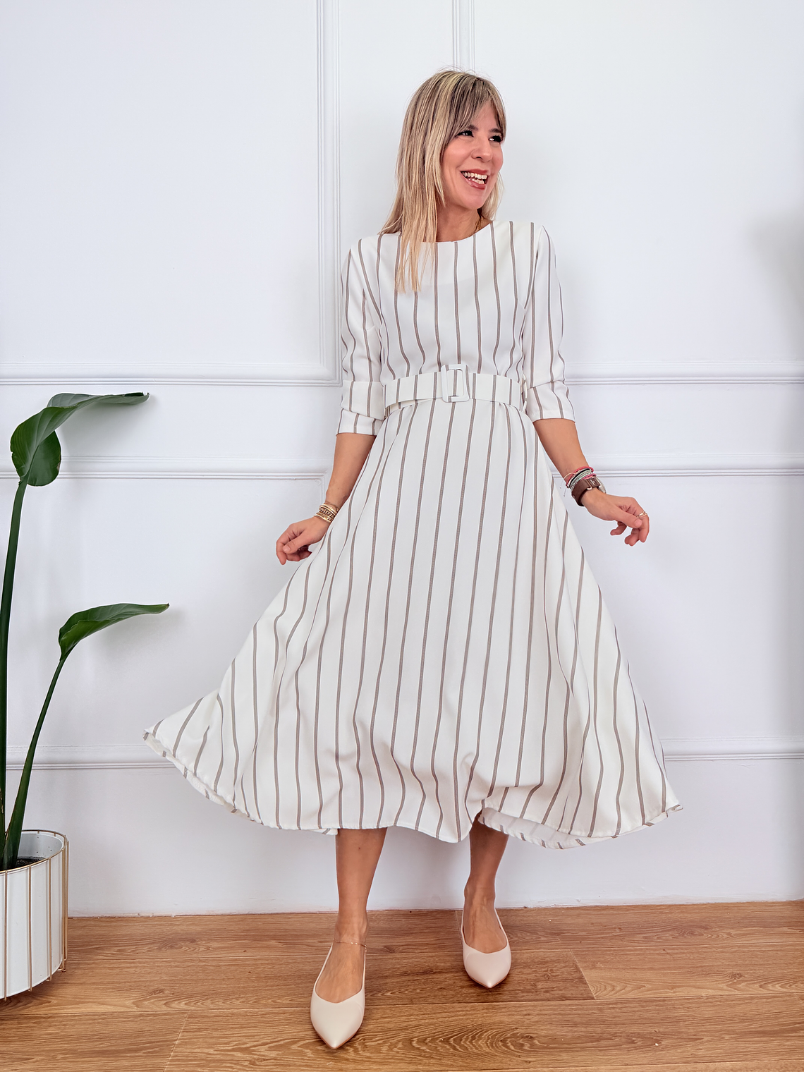 Breeze Dress 8365 White  2