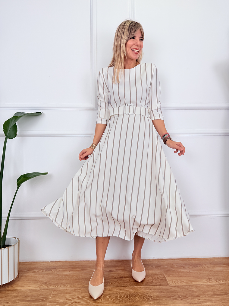 Breeze Dress 8365 White  2