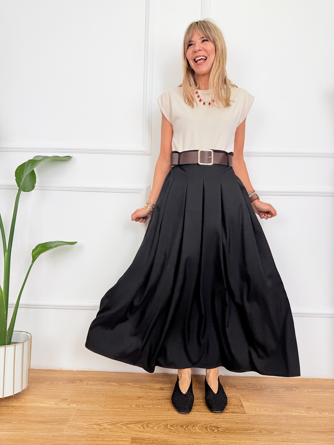 Loulou Studio Dress 118M5898 Ivory  2