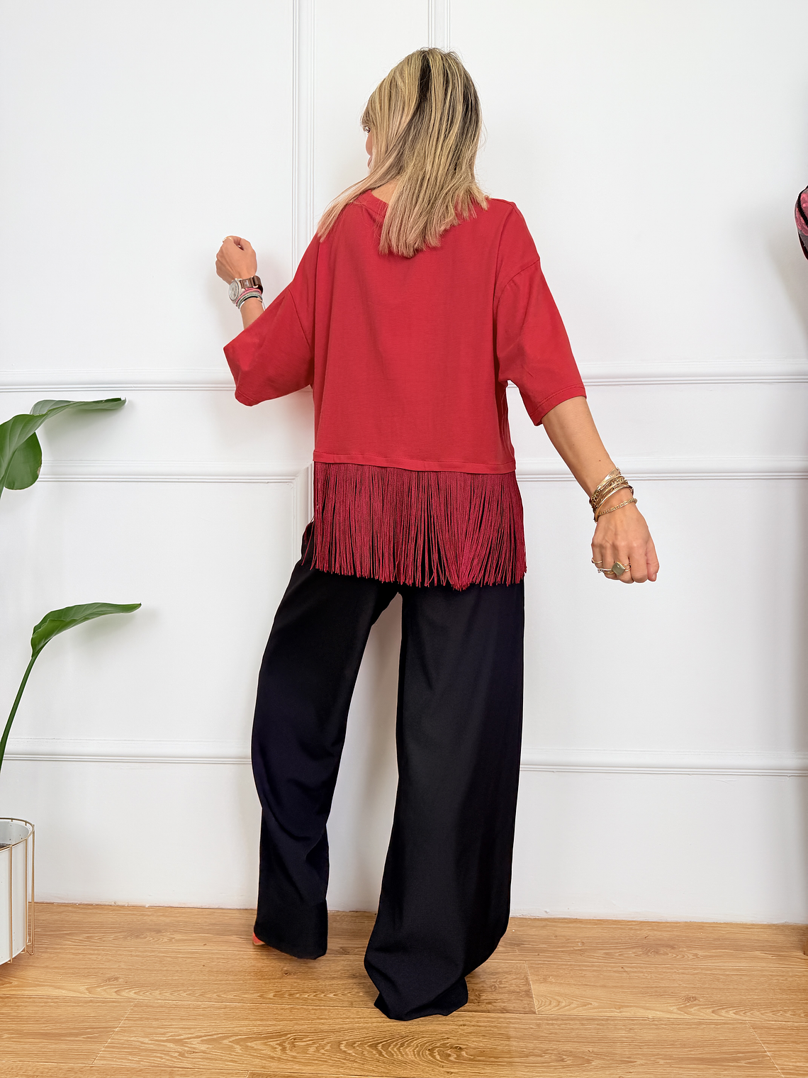 Amorelle Blouse LD5184 Red 4