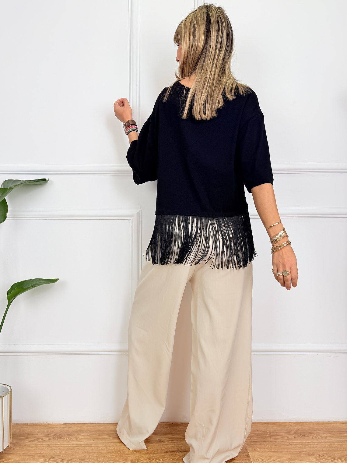 Amorelle Blouse LD5184 Black  4