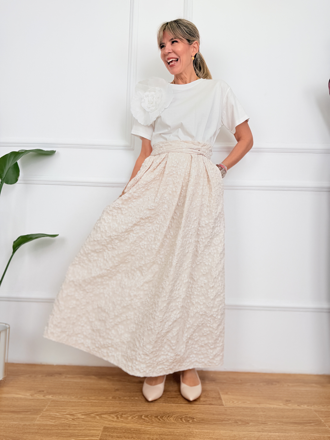 Cieléa Skirt 20168 Beige 1