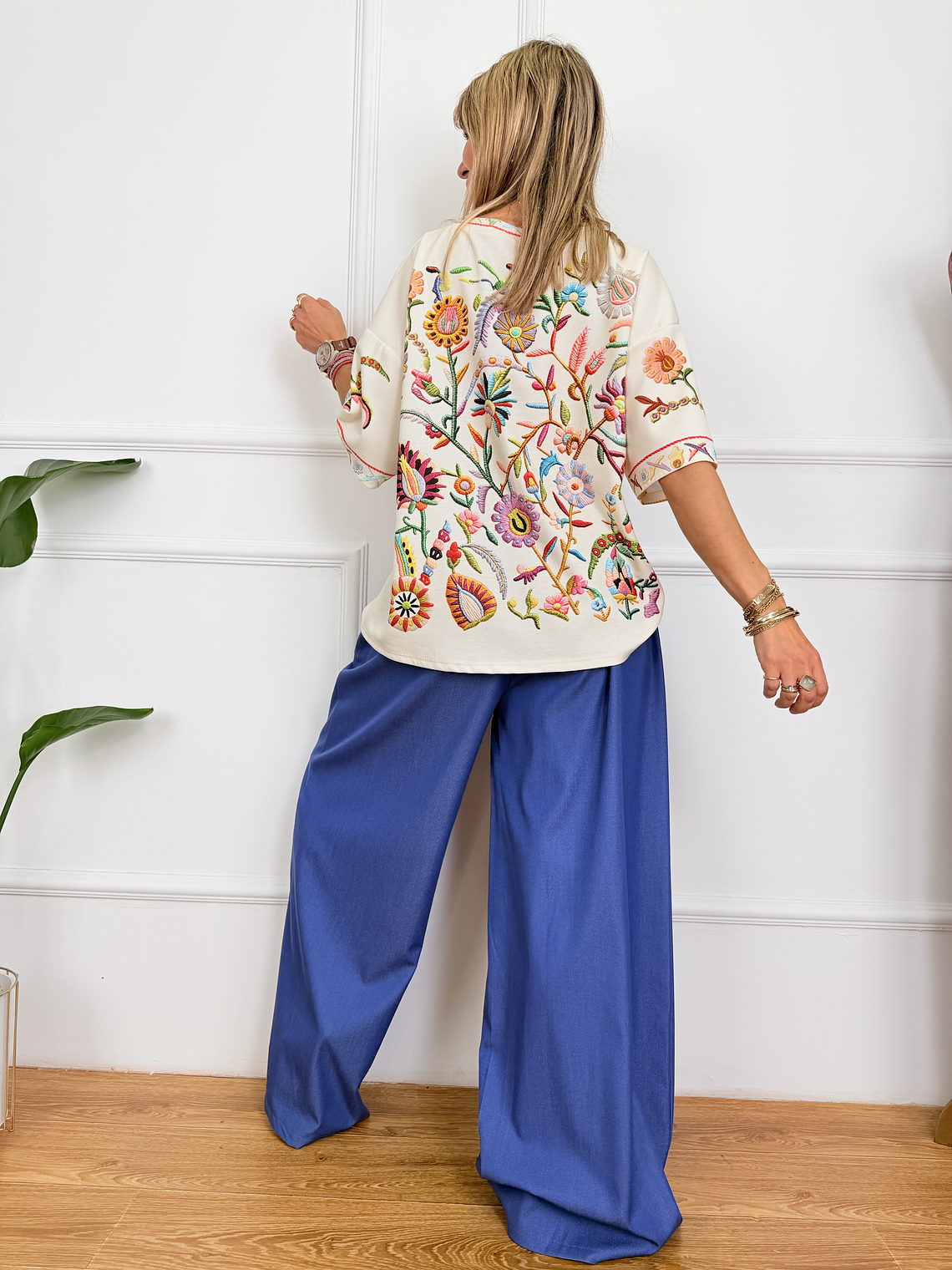 My garden T-shirt 2807 Ivory  4