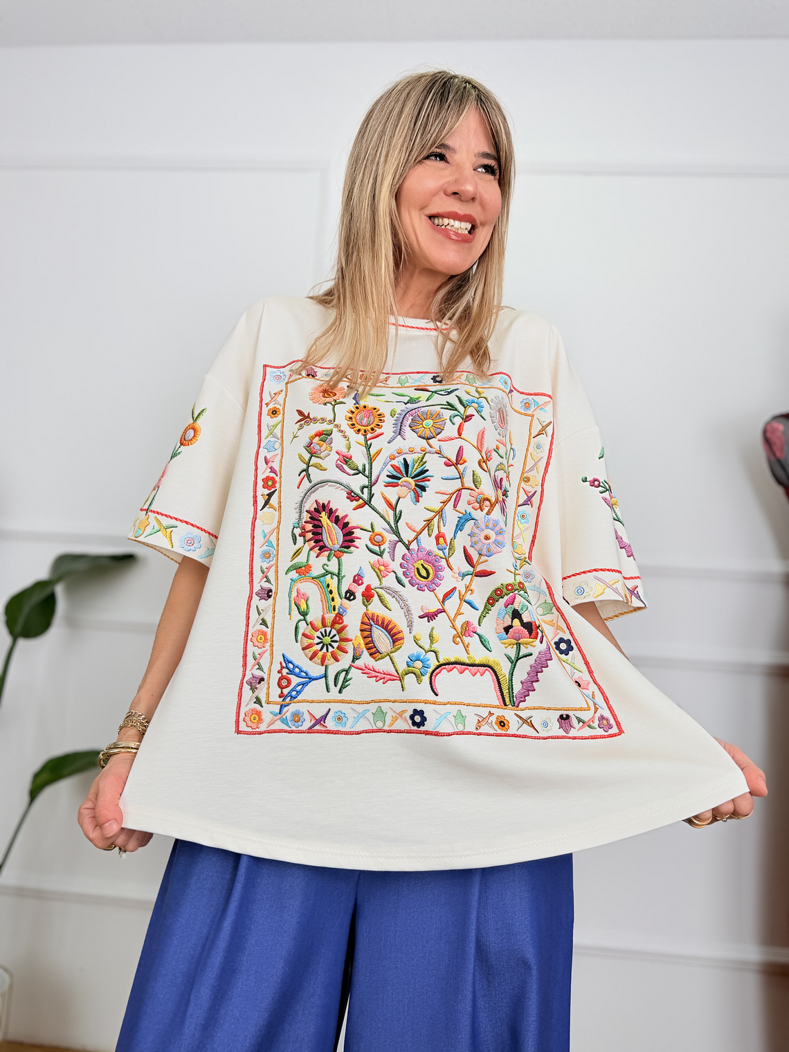 My garden T-shirt 2807 Ivory  1