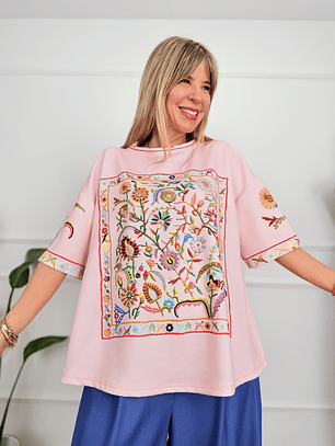 My garden T-shirt 2807 Pink 