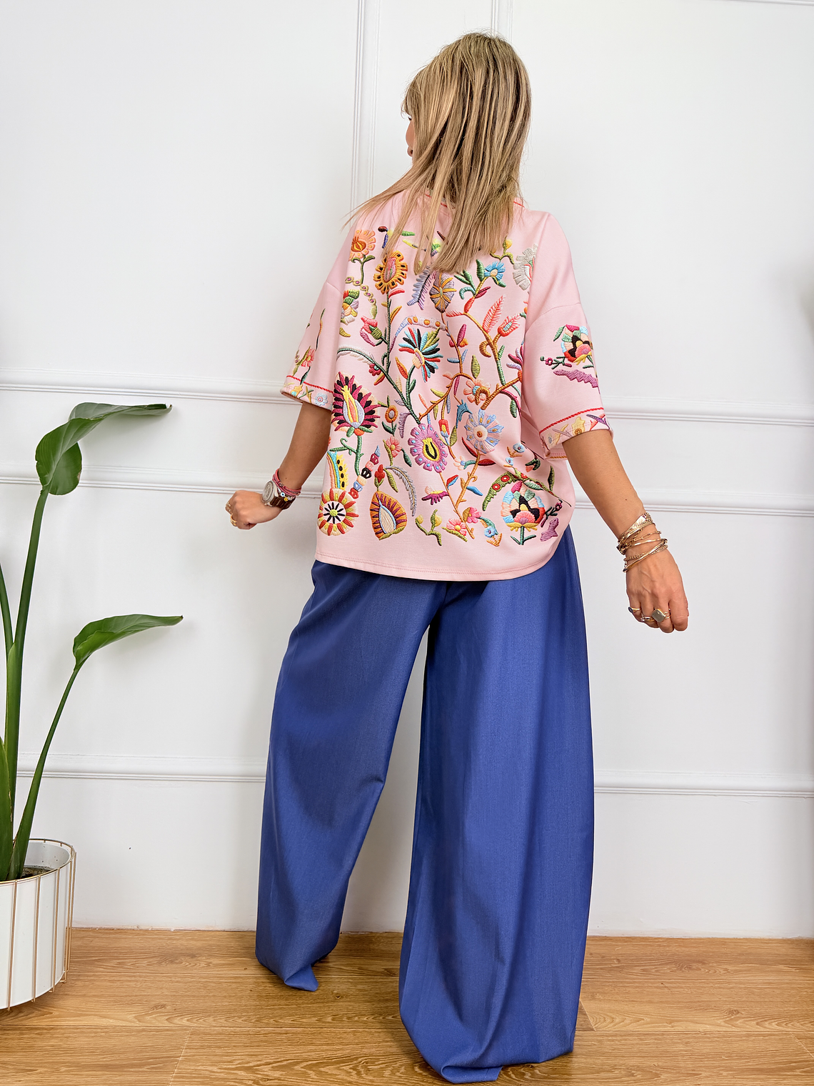 My garden T-shirt 2807 Pink  4