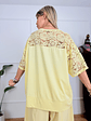 T-shirt Lace Yellow 38579 - thumbnail 2