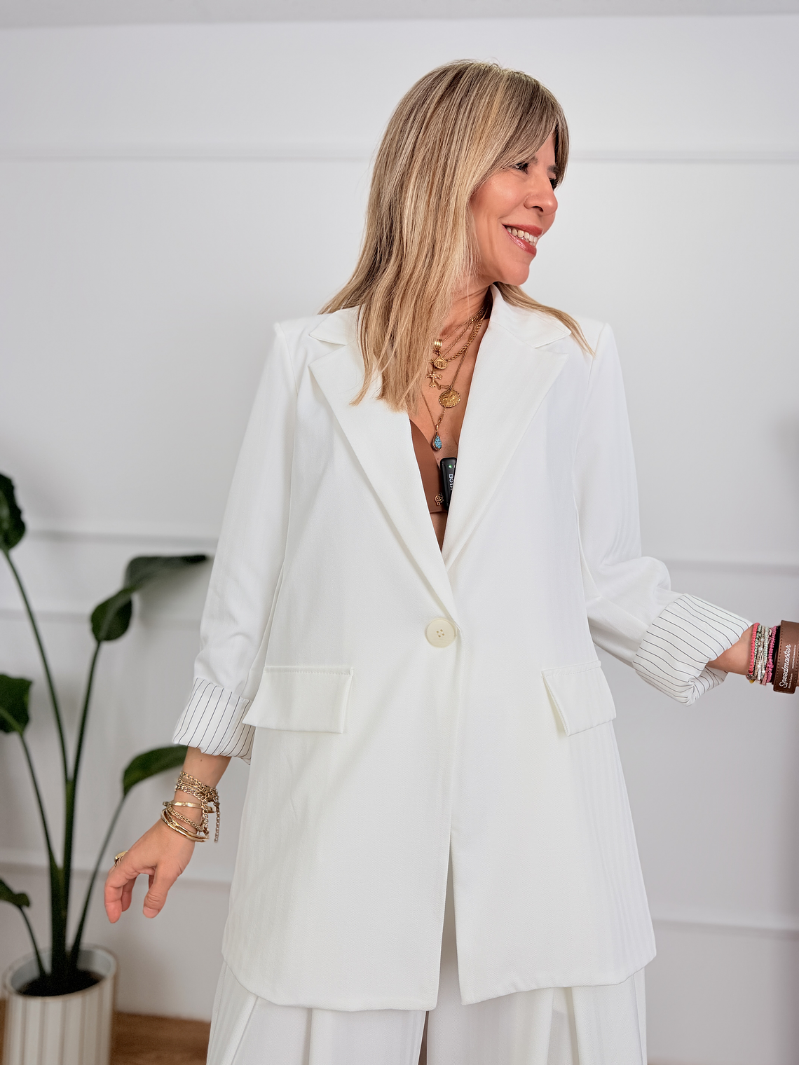 Celestine Suit 88711 White  4