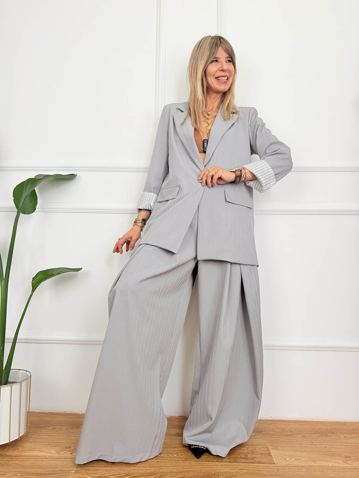 Celestine Suit 88711 Grey  1