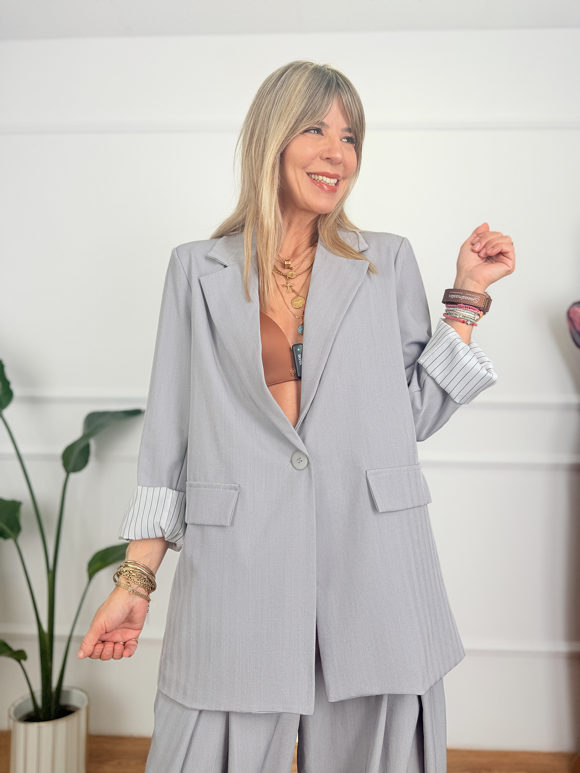 Celestine Suit 88711 Grey  4