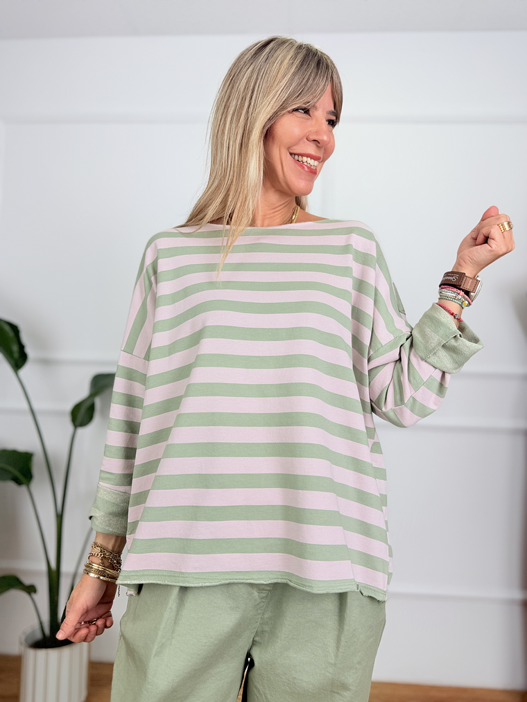 MY BASIC Blouse Pink 6414 1