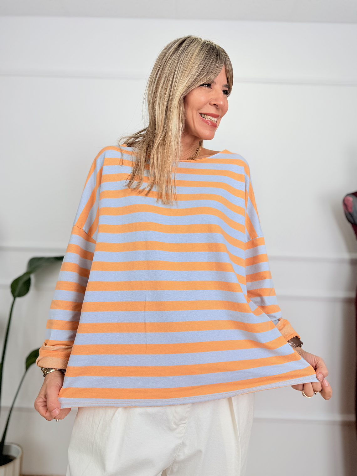 MY BASIC Blouse Orange 6414 1