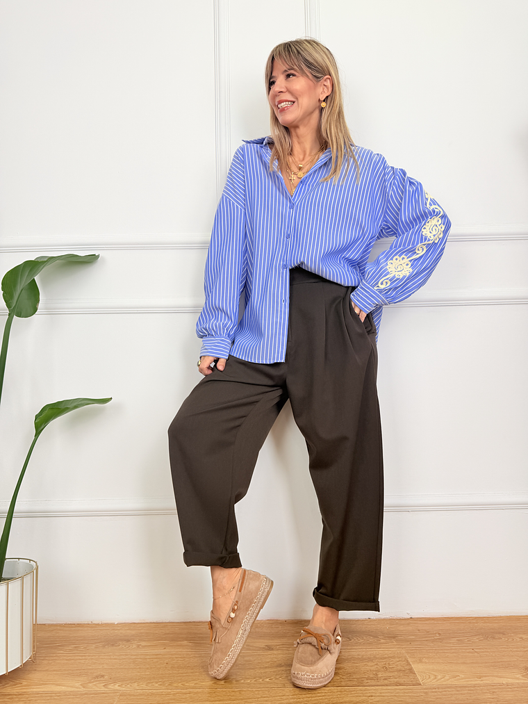 Manelle Shirt Y80 Blue  3