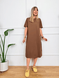 Verna Dress Brown 66110 - thumbnail 2