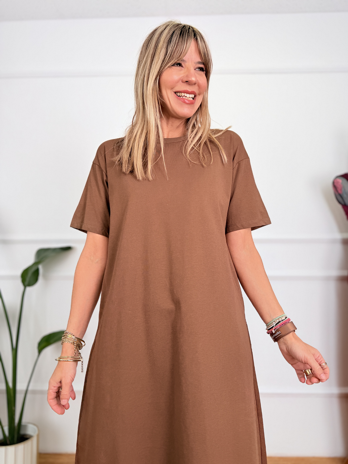 Verna Dress Brown 66110 4