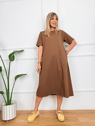 Verna Dress Brown 66110
