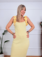 Love Your Shape Dress 53722 Υellow - thumbnail 4