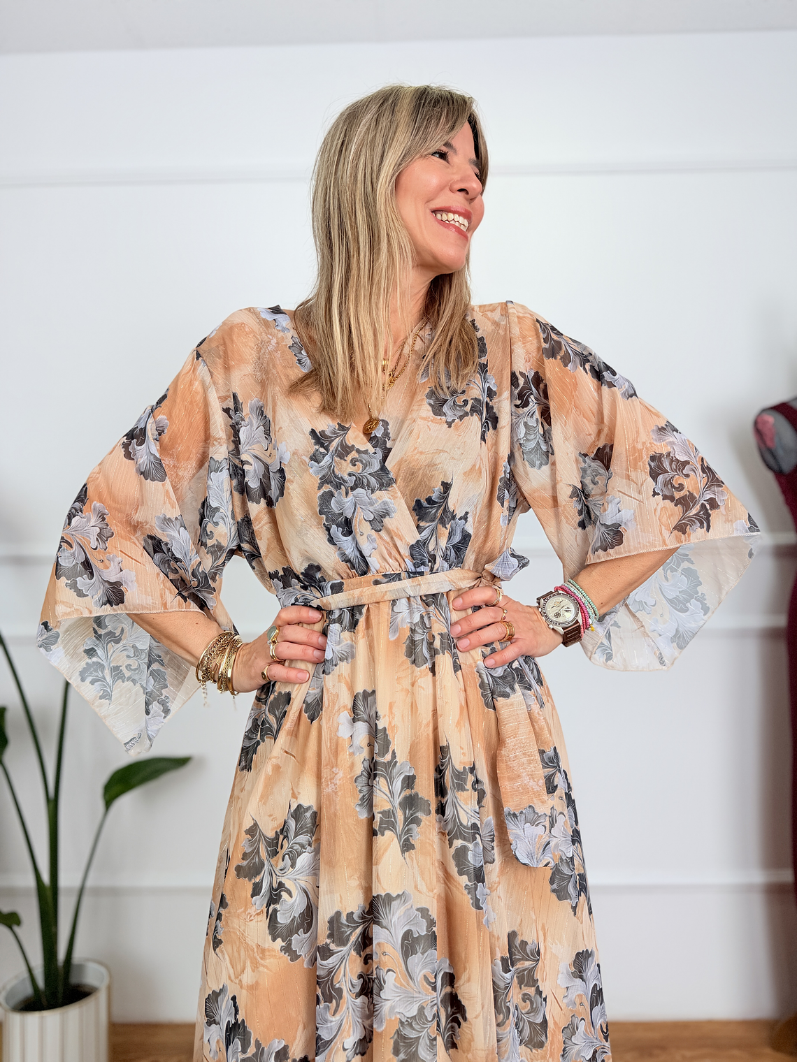 Lavinya Dress 6312 Beige 4