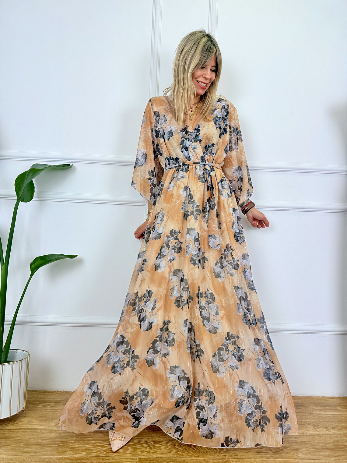 Lavinya Dress 6312 Beige 2