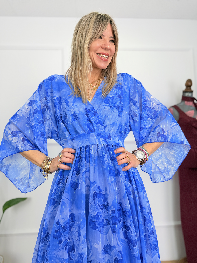 Lavinya Dress 6312 Blue  4