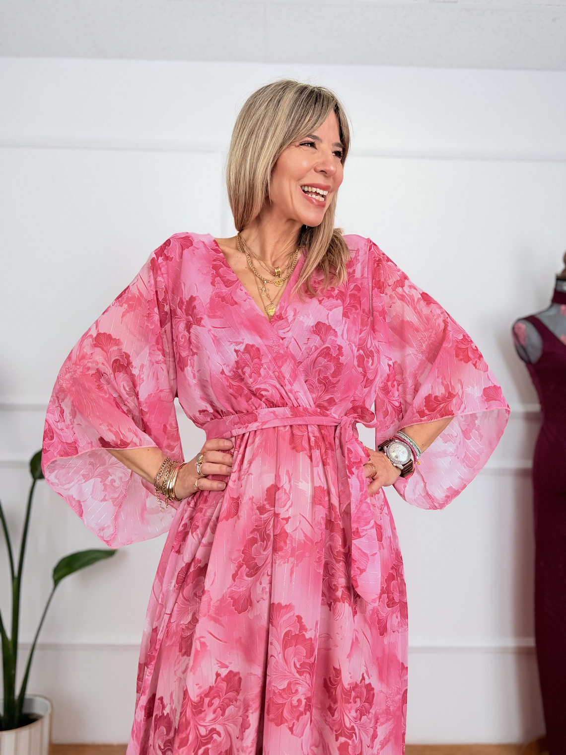 Lavinya Dress 6312 Pink 4