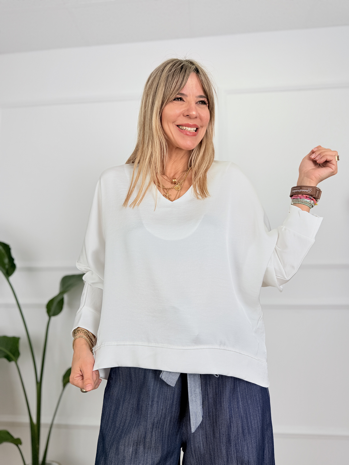 Clara Whisper Blouse 5765 White 1