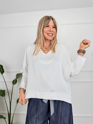 Clara Whisper Blouse 5765 White